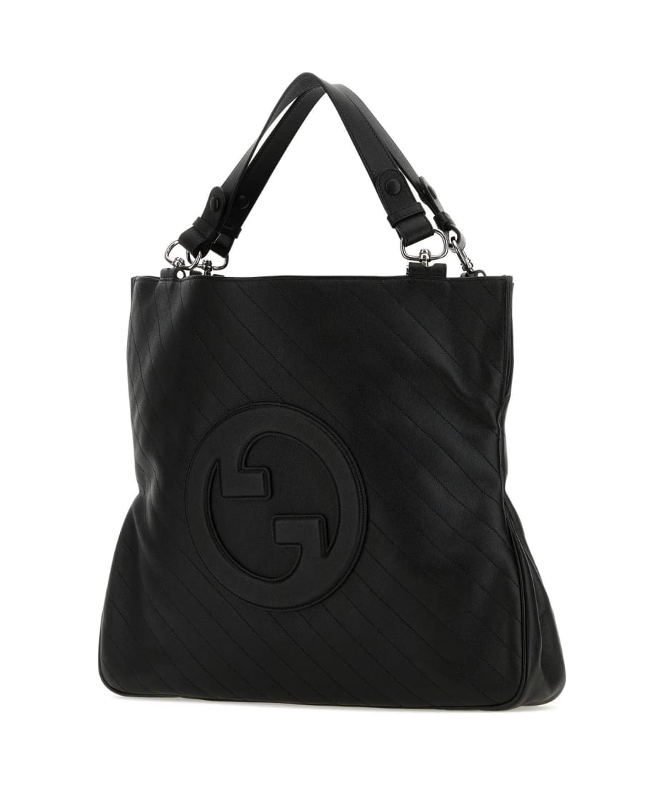 Gucci Black Leather Medium Blondie Shopping Bag | italist