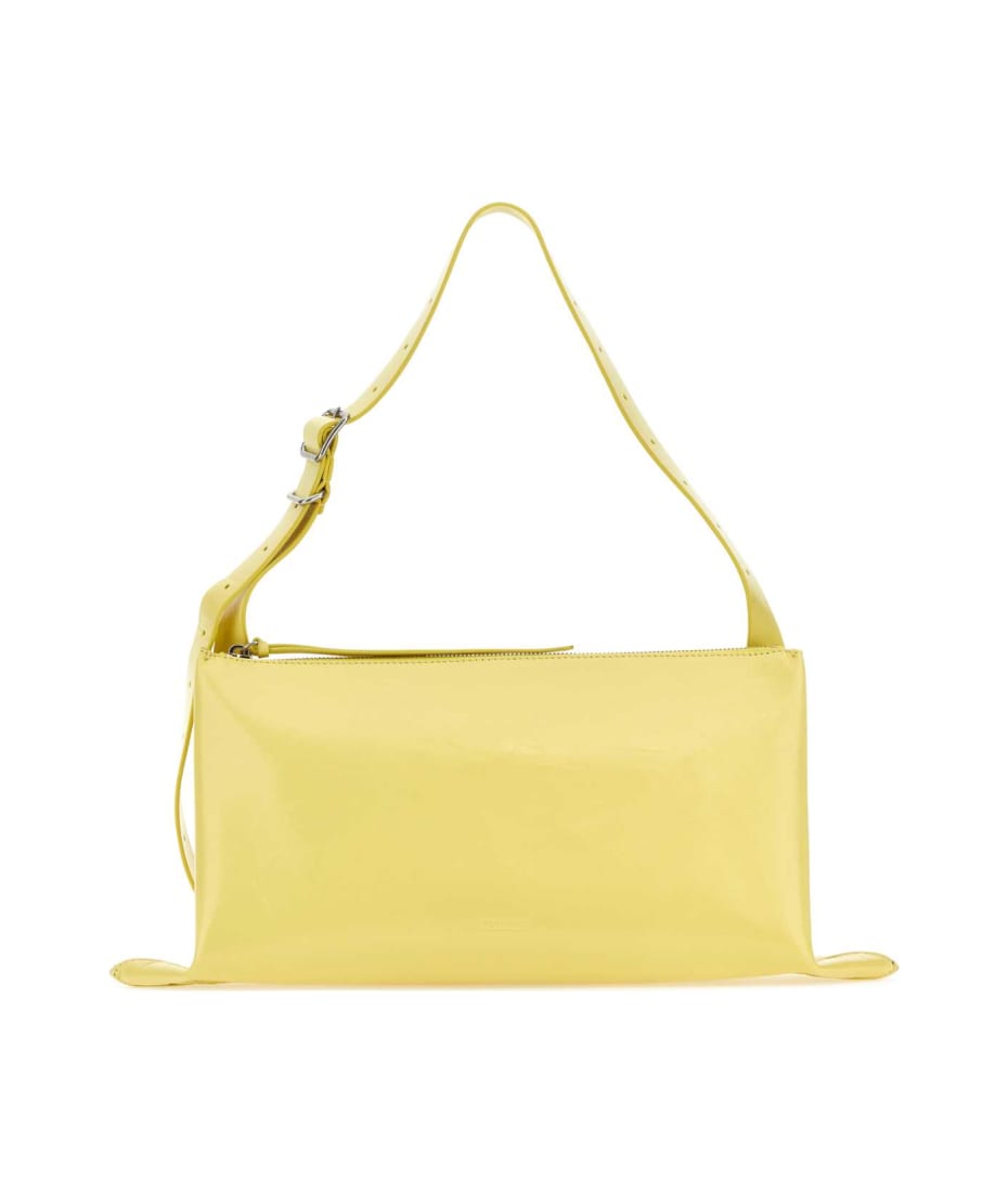 【関税＆送料込み】Jil Sander Yellow Leather Bag Jil Sander Yellow Leather Shoulder Bag | italist
