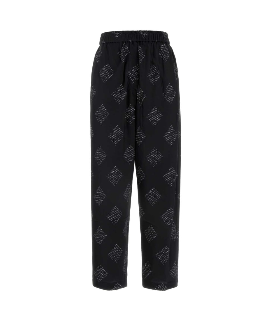 パンツ GIORGIO ARMANI PANTS (GW000226TE10855 MB024) Giorgio Armani Embroidered Stretch Silk Pant | italist