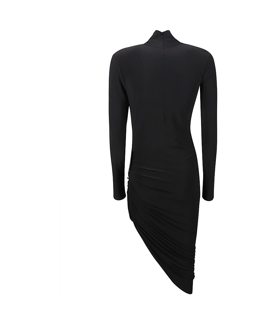 star long sleeve dress Unique Long Sleeve Short Sheer Neck Stars Mini Homecoming Dress, MH428