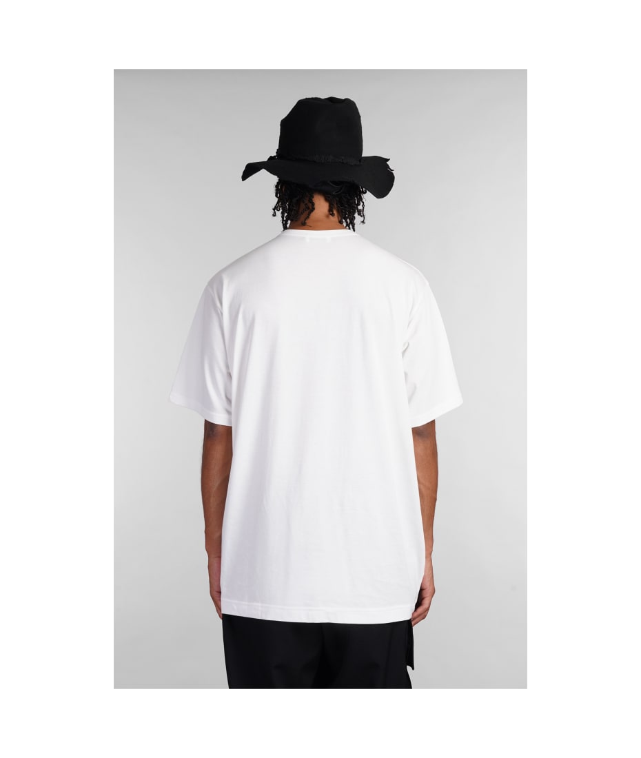 Tシャツ・カットソー YOHJI YAMAMOTO White Cotton Oversize T-Shirt Yohji Yamamoto T-shirt In White Cotton | italist