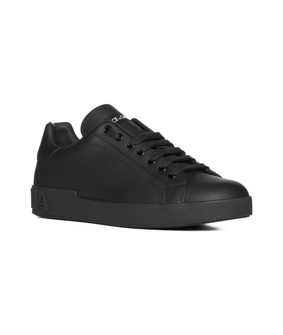 スニーカー Dolce & Gabbana 'Portofino' sneakers (CS2278AF218 89697) Dolce&Gabbana Portofino white/black leather sneaker | TheDoubleF