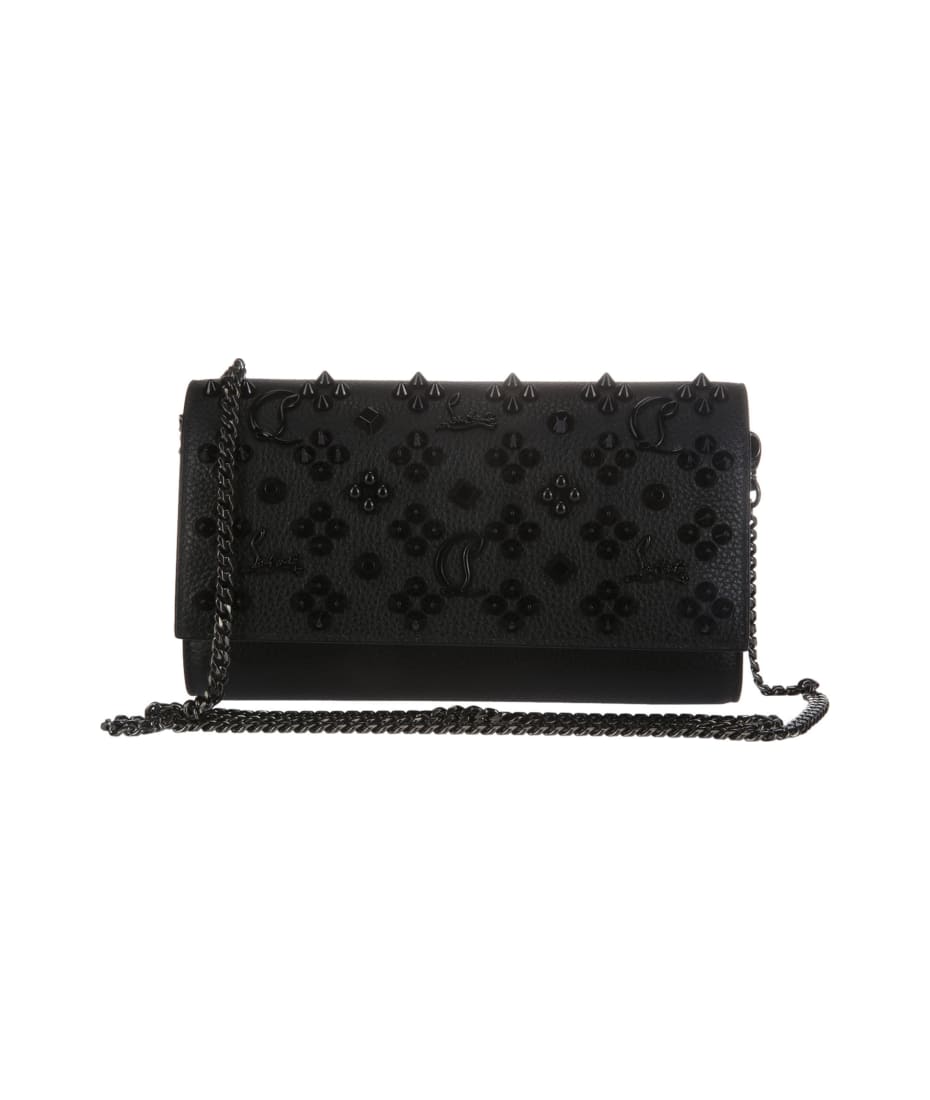 Christian Louboutin Paloma Wallet On A Chain Calf Emp/sp 財布-