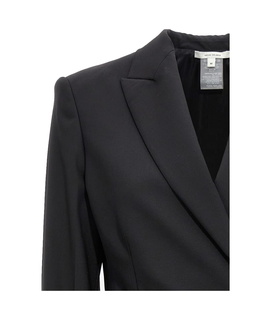 ジャケット Nensi Dojaka Double breast drawstring blazer jacket Nensi Dojaka Double breast drawstring blazer jacket | The