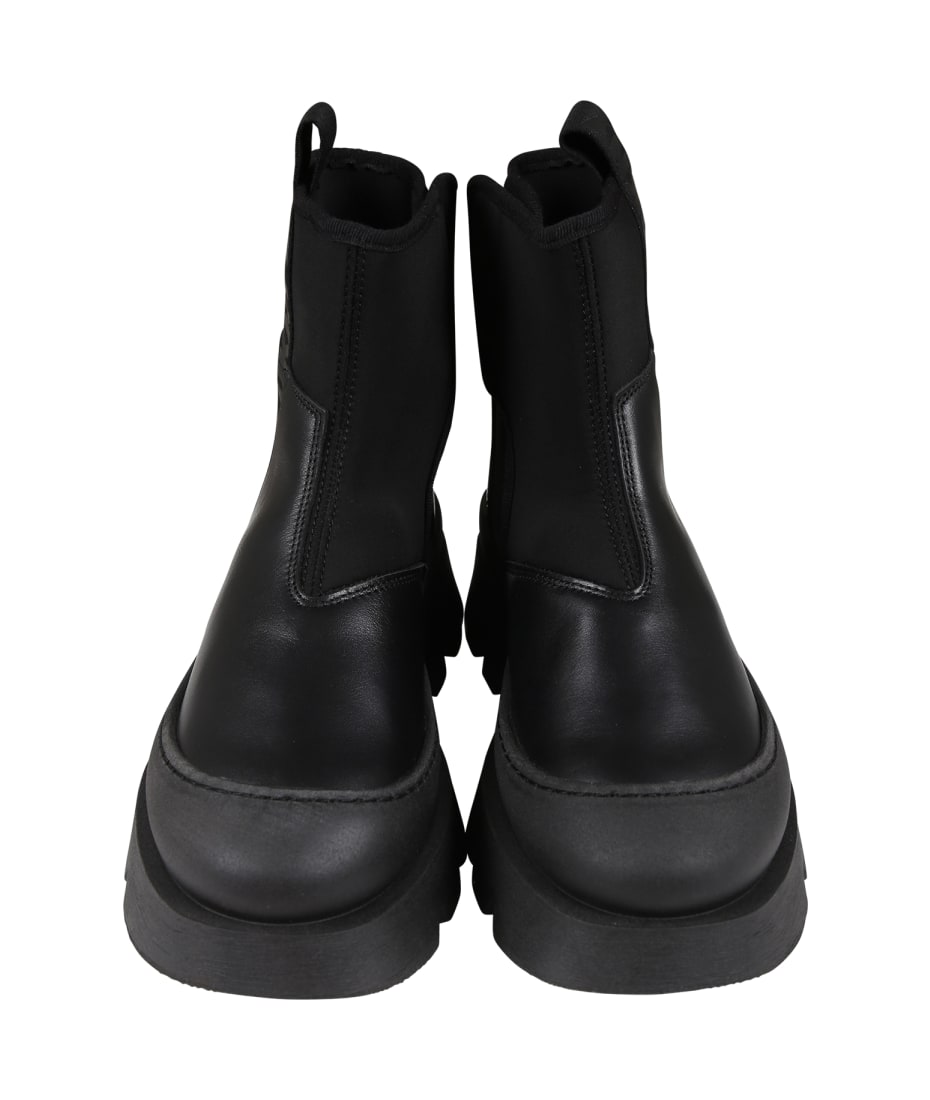 DKNY Black Ankle Boots For Girl With Logo italist ALWAYS LIKE A SALE