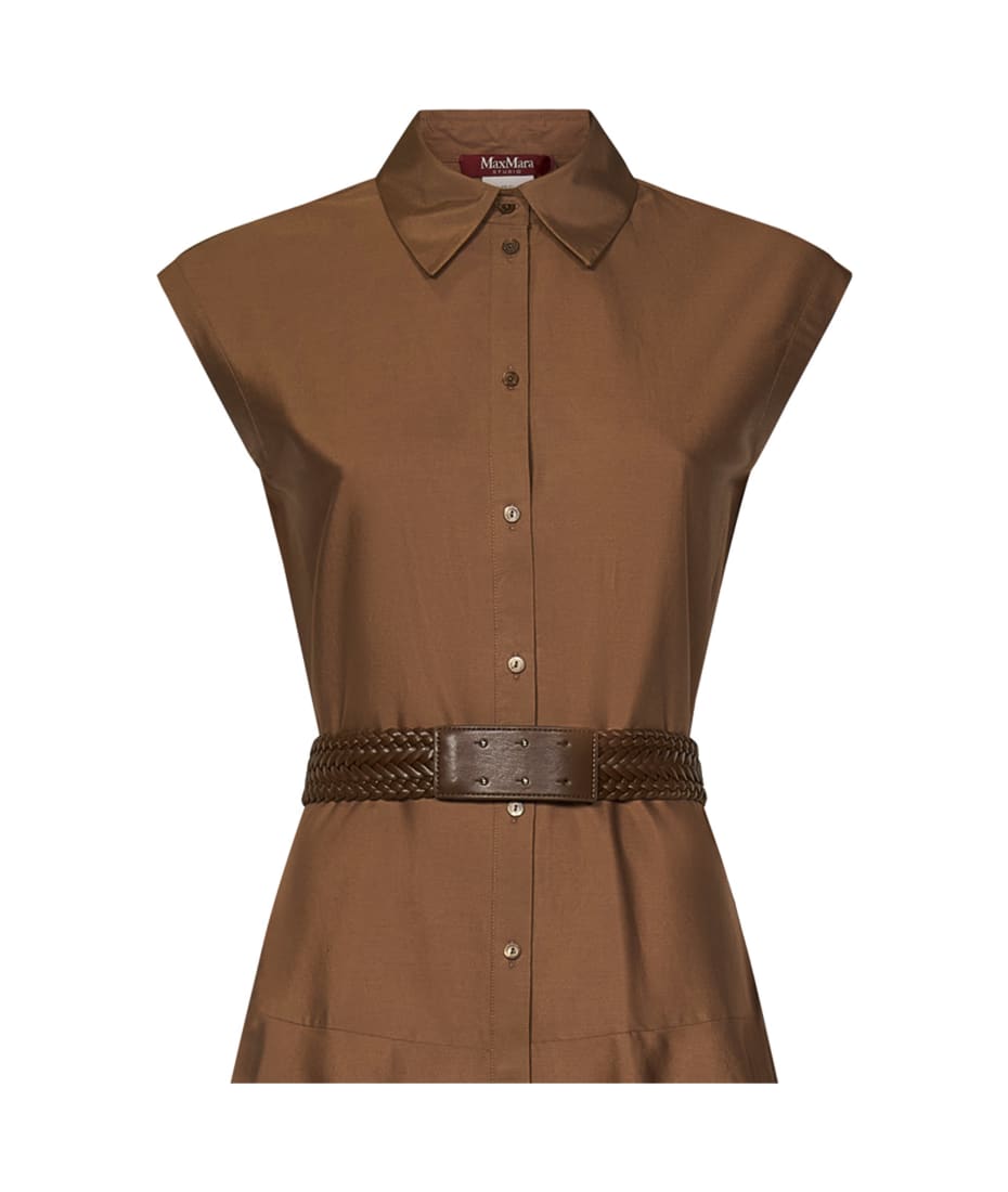 Max Mara Studio Ampex Shirt Dress In Cotton | italist
