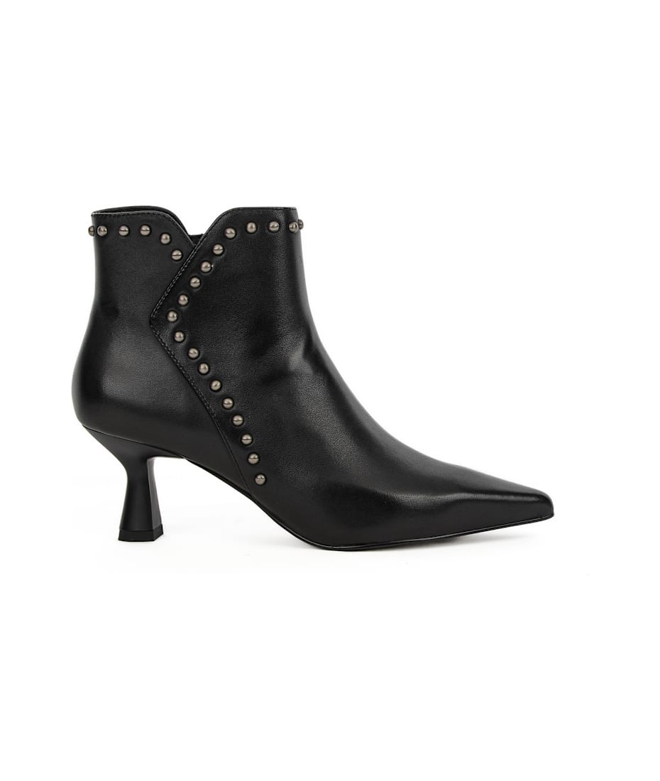 Bruno Premi Black Leather Ankle Boot italist