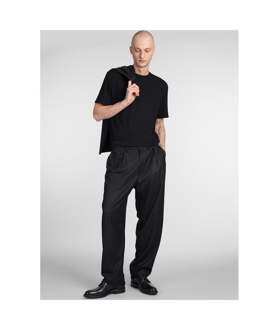 Giorgio Armani T-shirt In Black Viscose | italist