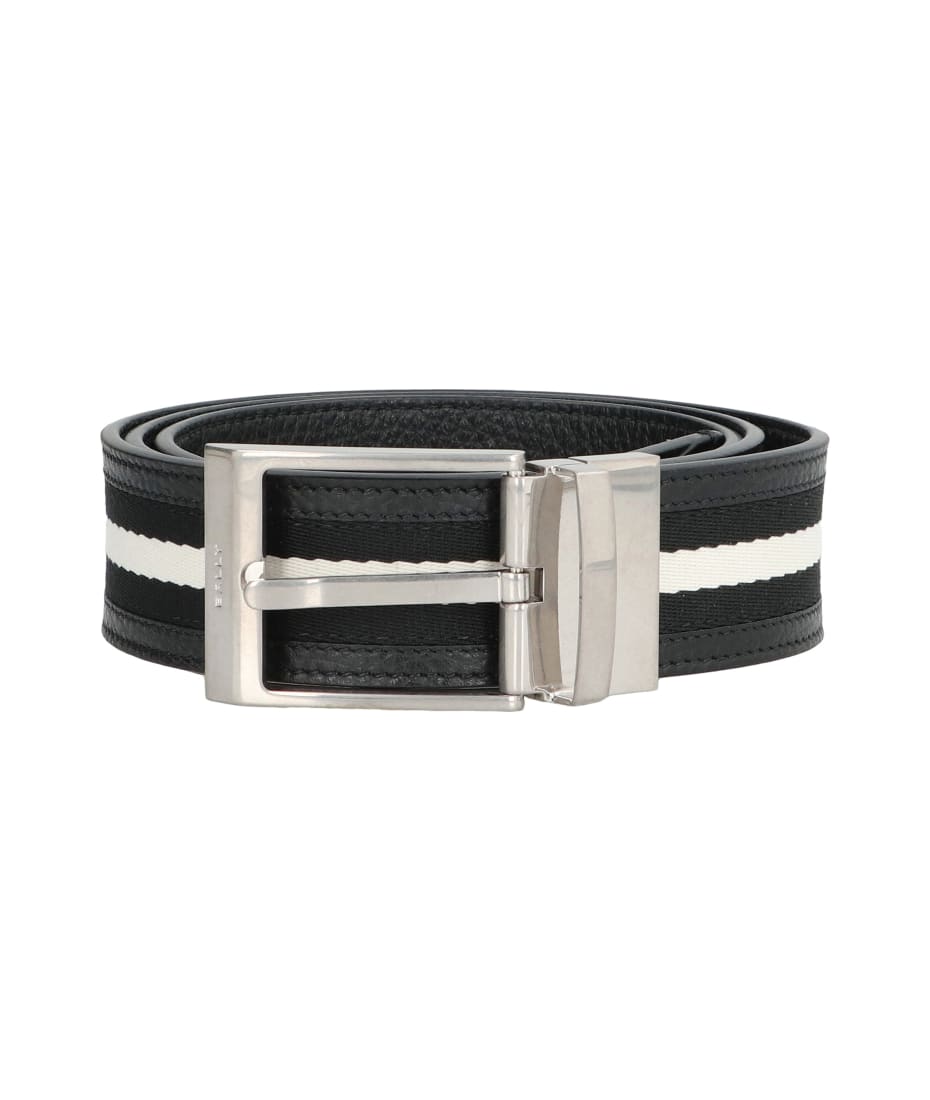 Bally belt white best sale