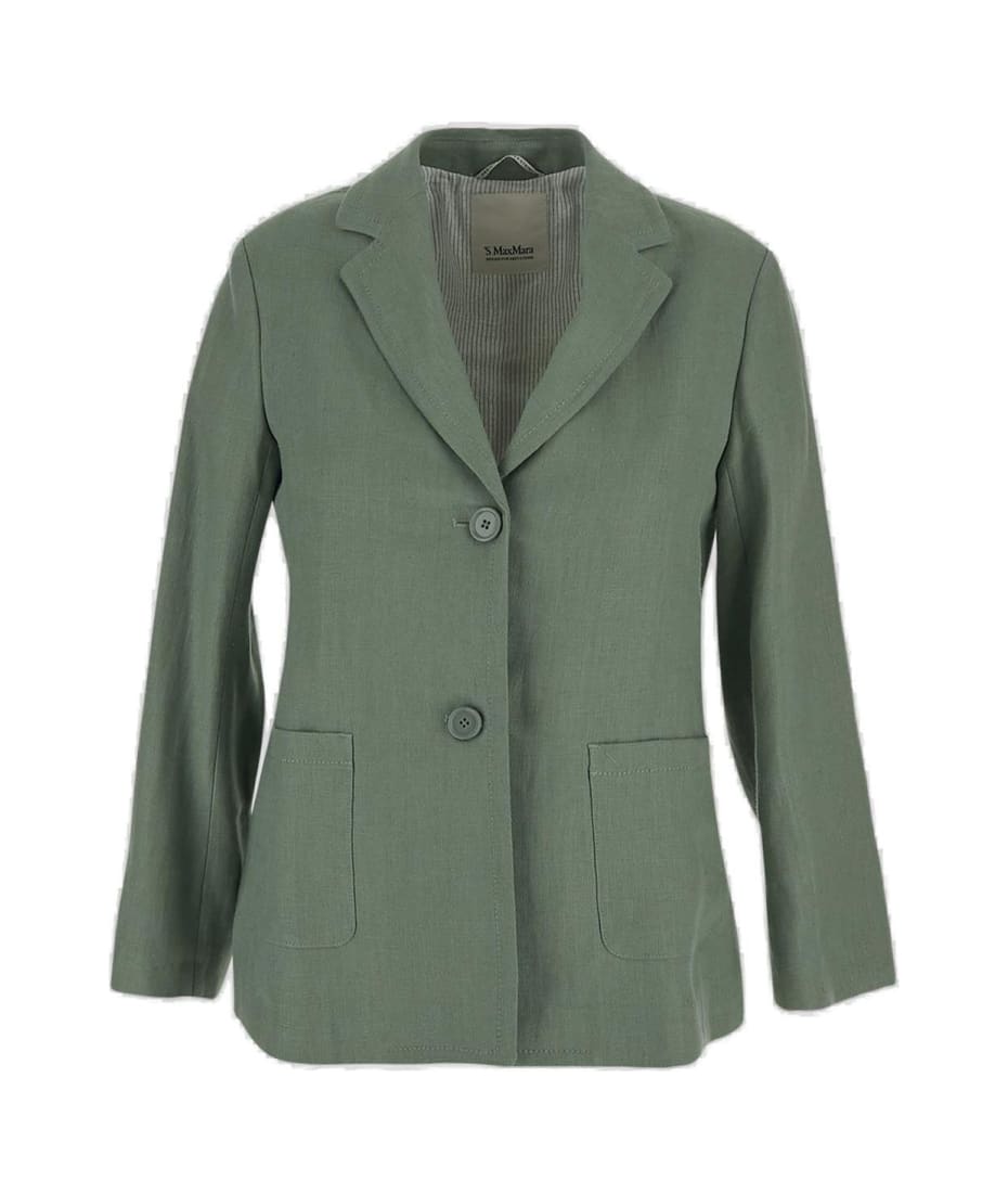 'S Max Mara Single-breasted Long-sleeved Jacket - Giada