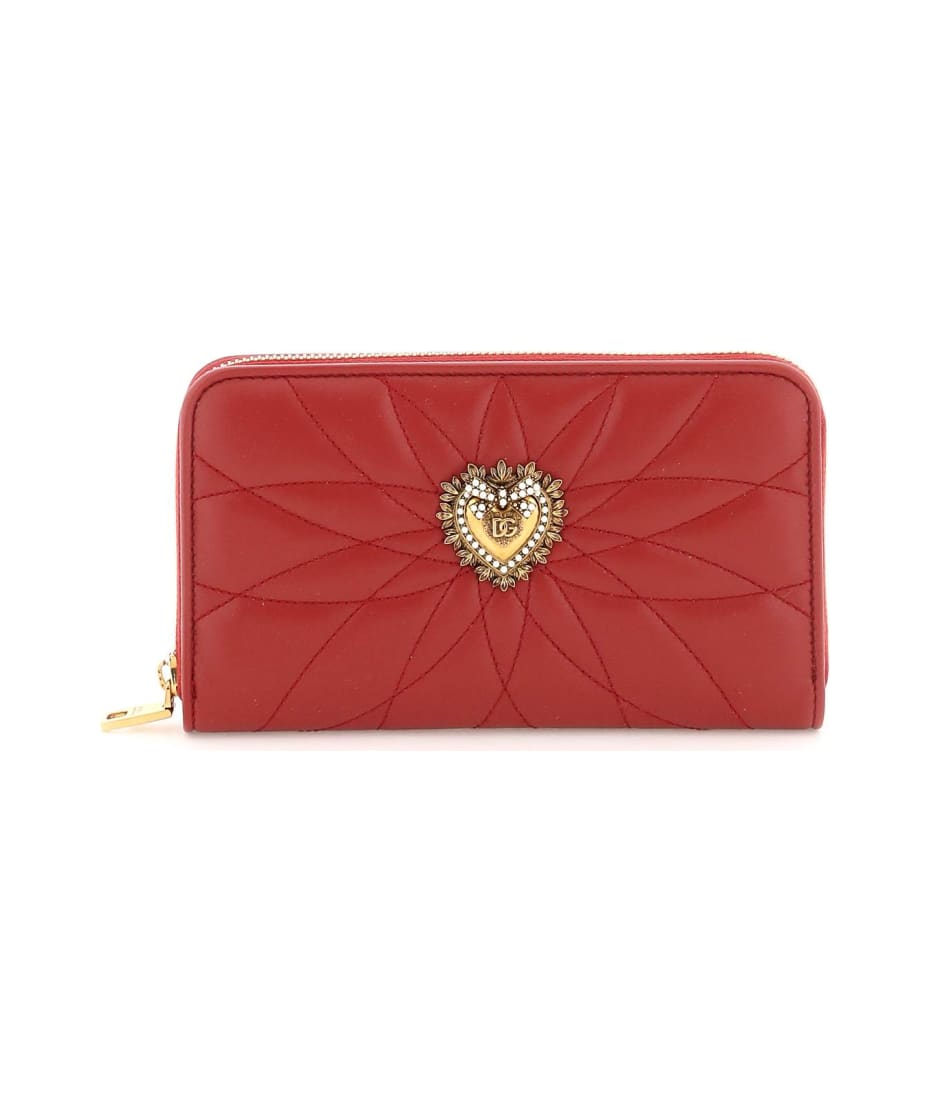 Dolce & Gabbana Devotion Zip-around Wallet | italist, ALWAYS LIKE