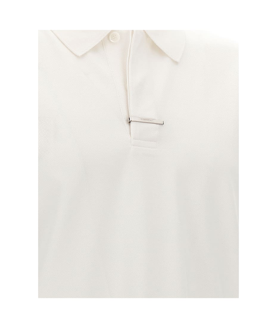 Tシャツ・カットソー GIVENCHY FW24 l clip polo shirt (BM71H13YE1 100) Givenchy Metal Clip Polo Shirt | italist