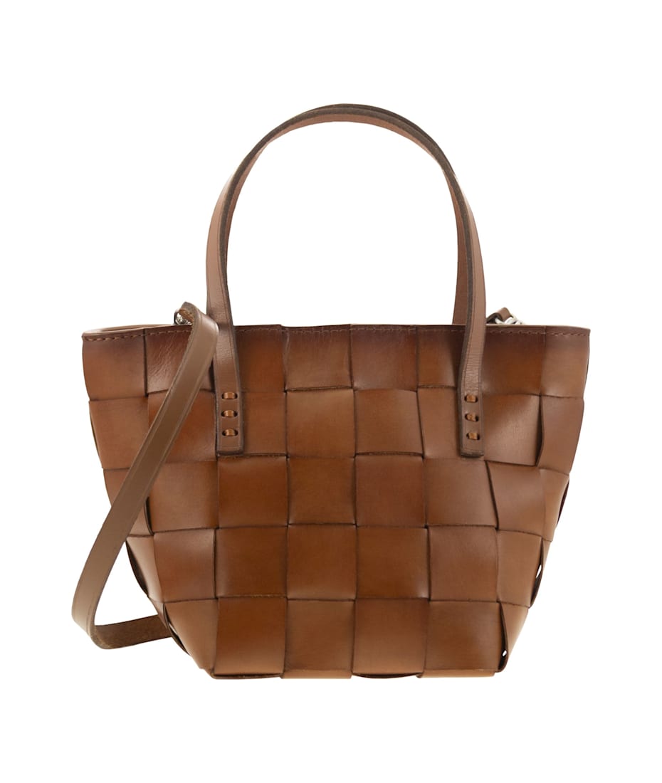 トートバッグ Dragon Diffusion JAPAN MINI - Woven leather bag 28388692_57860111_600.jpg