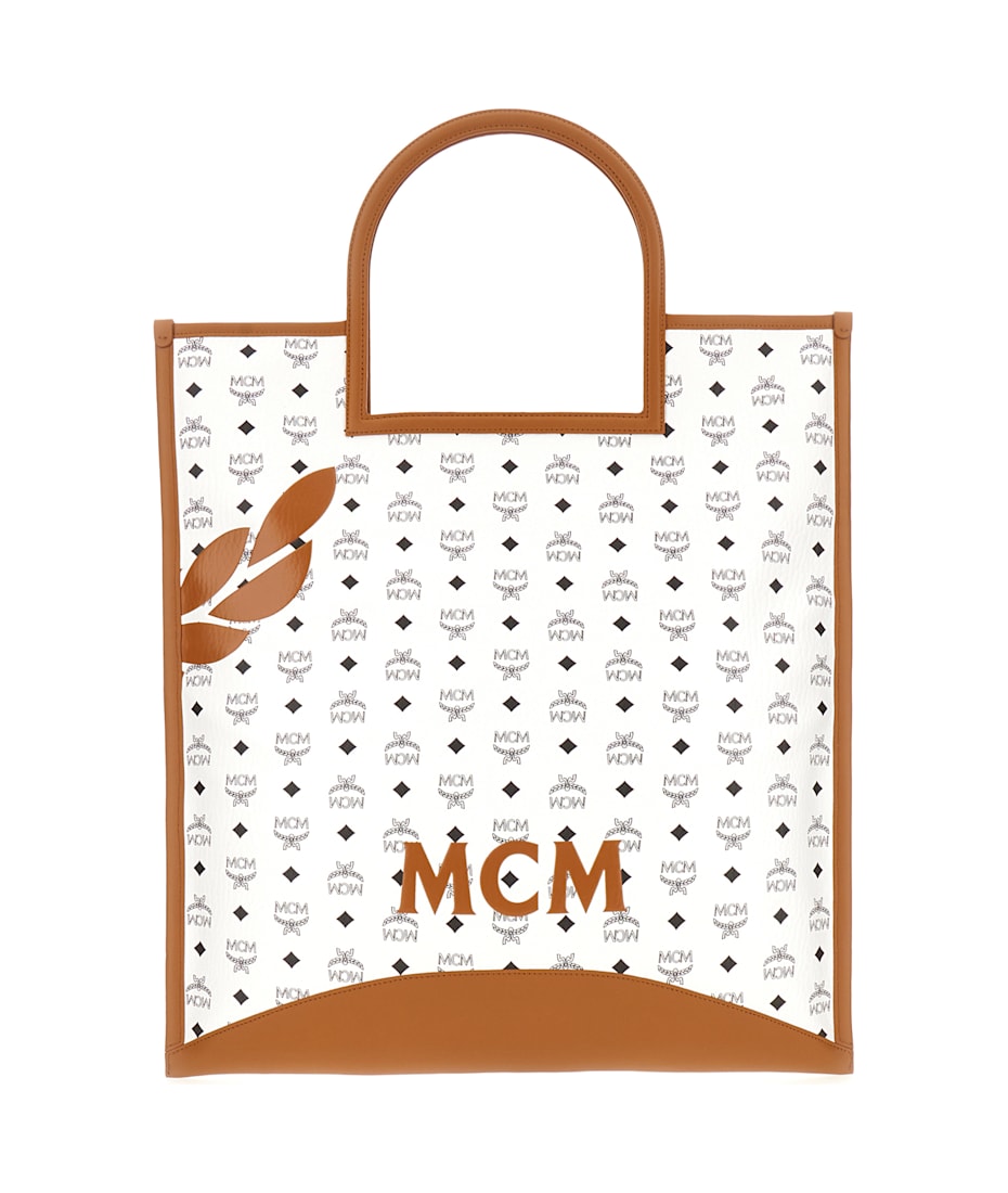 トートバッグ Mcm Printed Canvas Shopping Bag MCM Printed Canvas Himmel Xl Shopping Bag | italist, ALWAYS