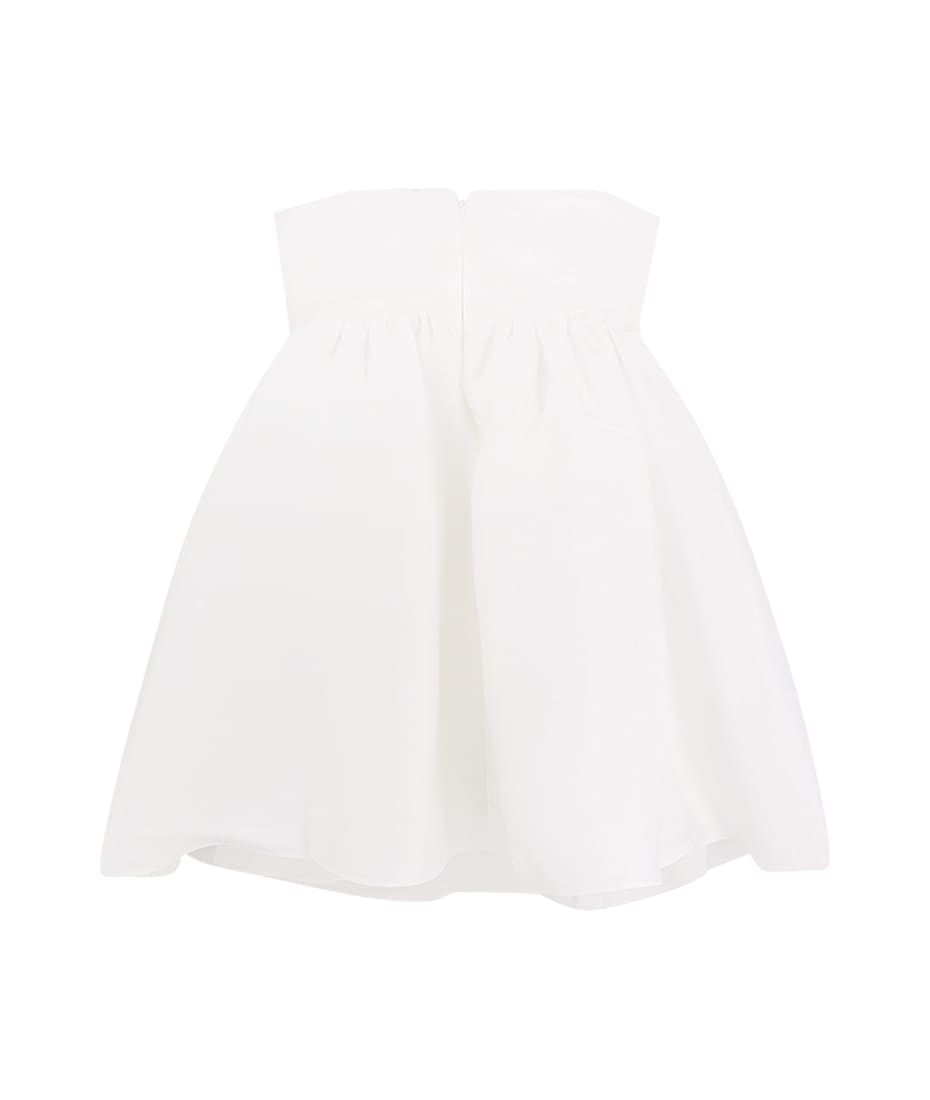 self-portrait Taffeta Bandeau Mini Dress | italist
