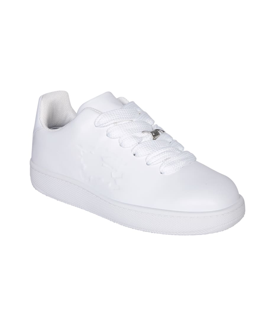 スニーカー Burberry White Leather Box Sneakers Burberry White Leather Box Sneakers | italist