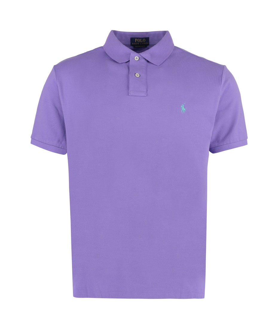 【送料&関税込】Polo Ralph Lauren Cotton-piquA¨ Polo Shirt Cotton piqué polo shirt in white - Polo Ralph Lauren | Mytheresa