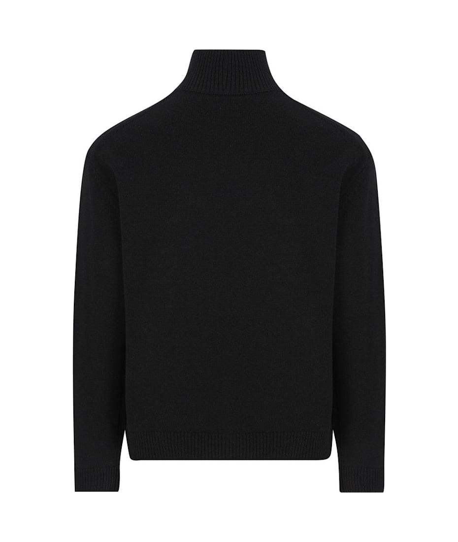 Maison Kitsuné Fox Head Intarsia-knit Turtleneck Jumper