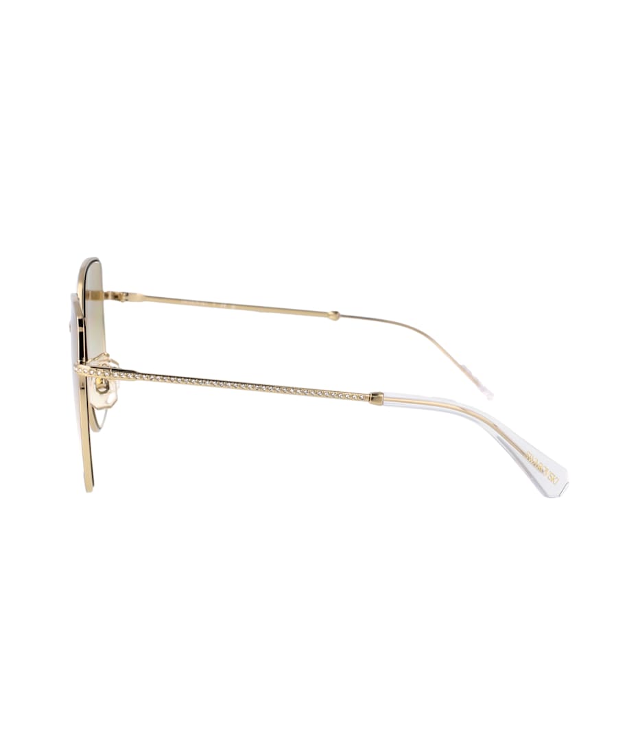 サングラス SWAROVSKI Woman Sunglasses Yellow Gold 0SK7021D 40132Q Swarovski 0sk7021d Sunglasses | italist