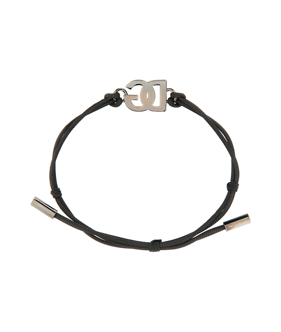 ブレスレット Dolce & Gabbana WBP1P1 W1111 PERLE LOGO DG Bracelet Fine link bracelet with DG logo in Silver for Women