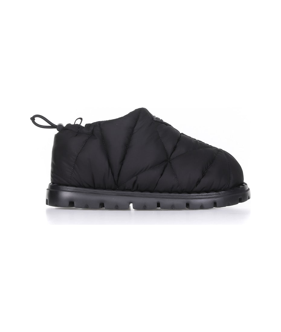 トップス made in ITALY PRADA black foodie dm Prada Padded Nylon Slip-on | italist