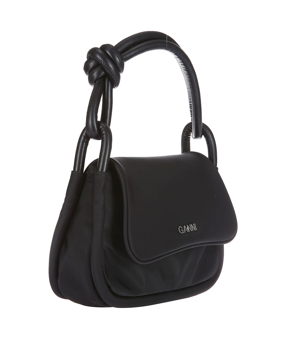 【Ganni】Knot Flapover Tote Bag Ganni Knot Flap Over Bag in Pale Khaki | REVOLVE