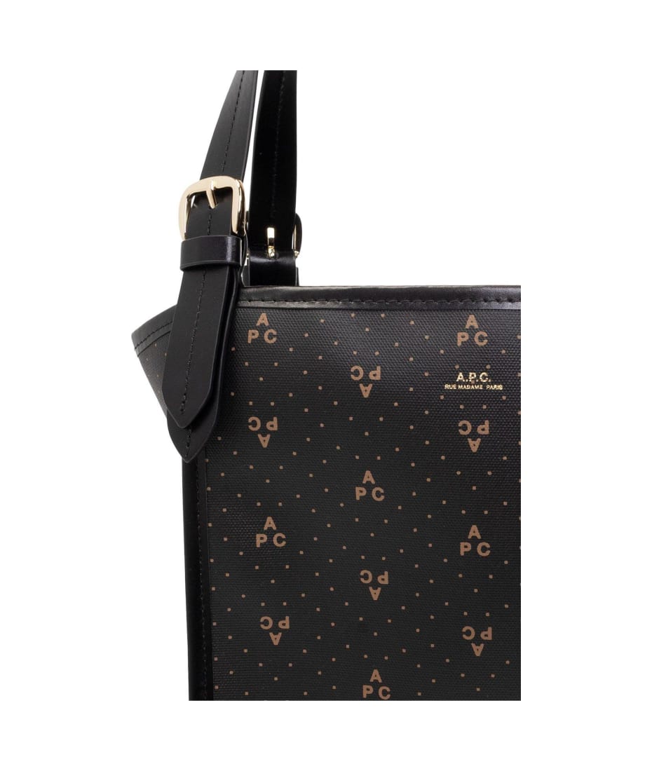 A.P.C.｜Poppy Small shopper tote A.P.C. Small Poppy Tote Bag In Neutrals - 40% Off | Editorialist