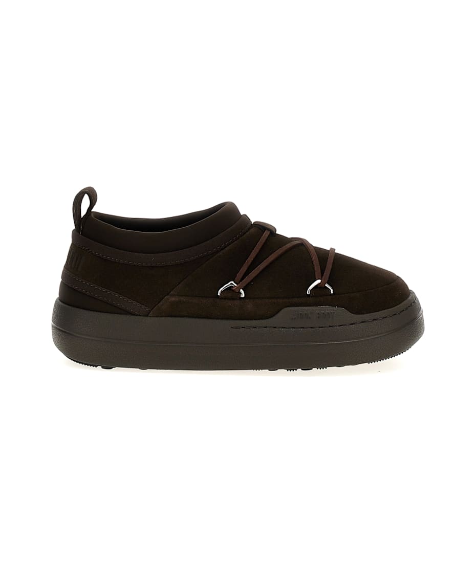 スニーカー MOON BOOT Brown suede MB Park Icon slip ons (2470110 M010) Moon Boot | Shoes | Moon Boot Men Brown Suede Mb Park Icon