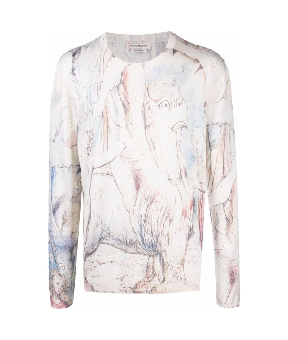 【送料&関税込】Alexander McQueen Dante Print Pullover Alexander McQueen Dante Print Pullover | italist