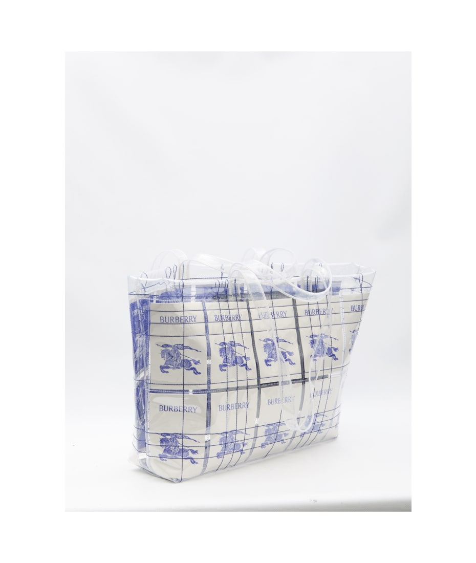 トートバッグ Burberry Ekd Label Tote Bag Burberry Transparent EKD Label Tote Burberry