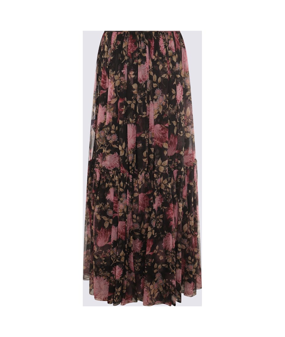 スカート CHLOE MULTICOLOR LINEN SKIRT Chloé Multicolor Linen Skirt | italist