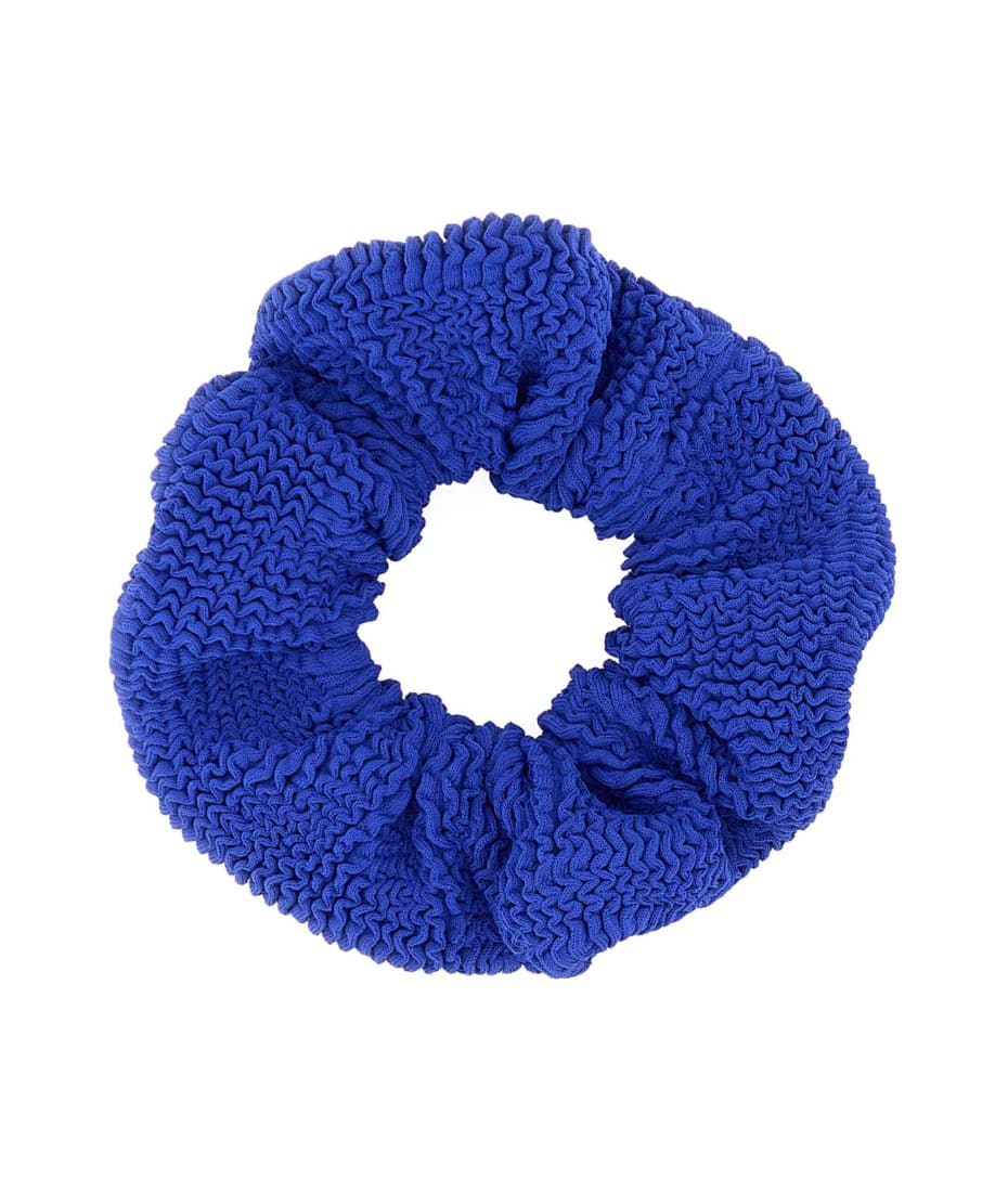 ヘアアクセサリー Hunza G Electric blue fabric scrunchie Hunza G Electric Blue Fabric Scrunchie | italist