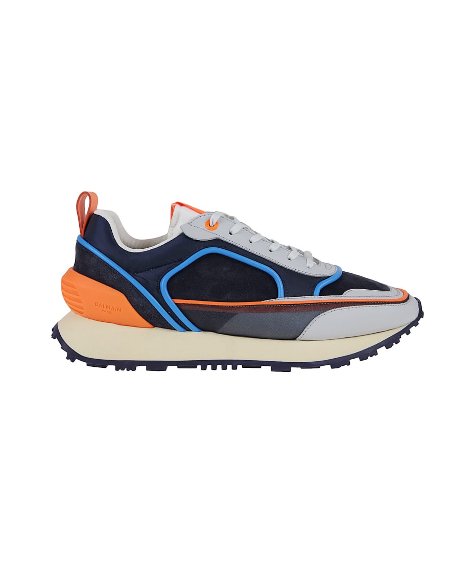 スニーカー Balmain Trainers Combining Suede And Nylon With Sole Balmain Trainers Combining Suede And Nylon With Sole Sneaker