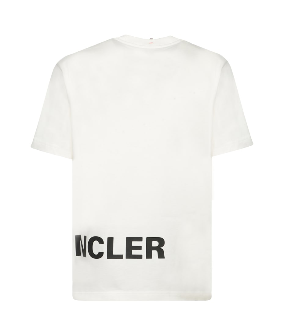 【MONCLER GRENOBLE】ラインロゴ入り Tシャツ Moncler Grenoble logo-print T-shirt | Black | FARFETCH