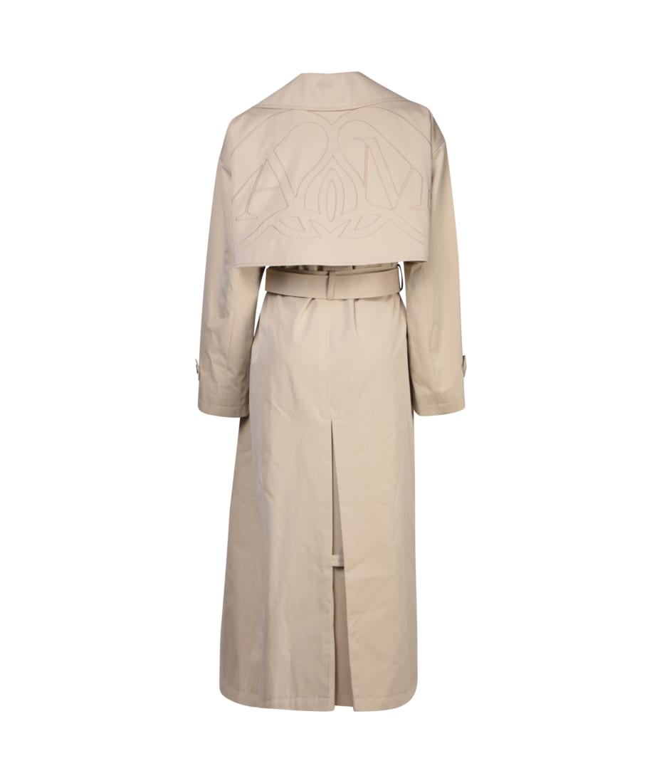 Alexander McQueen Belted Trench Coat | italist