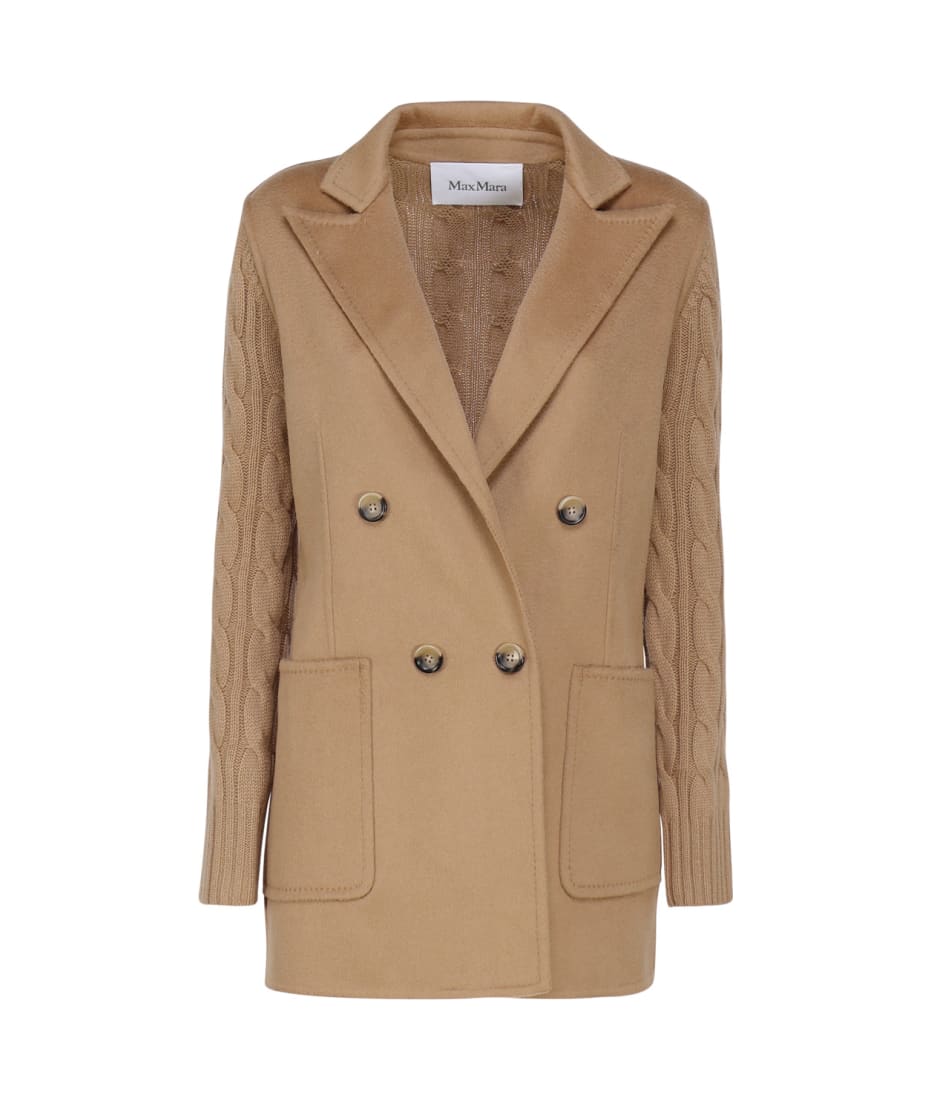 Max Mara Double-breasted Jacket In Wool And Cashmere | italist