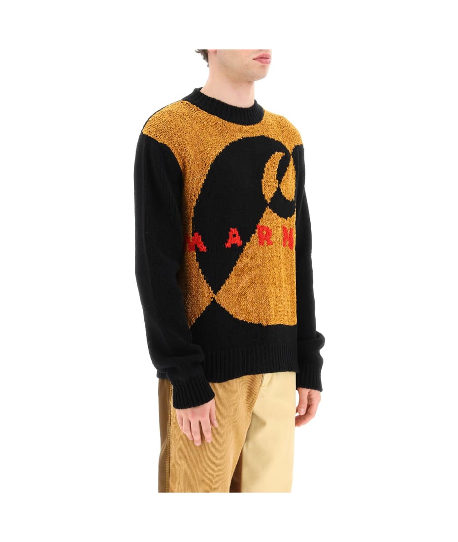 【送料&関税込】Marni Pullover With Inlaid Logo Marni Pullover With Inlaid Logo | italist