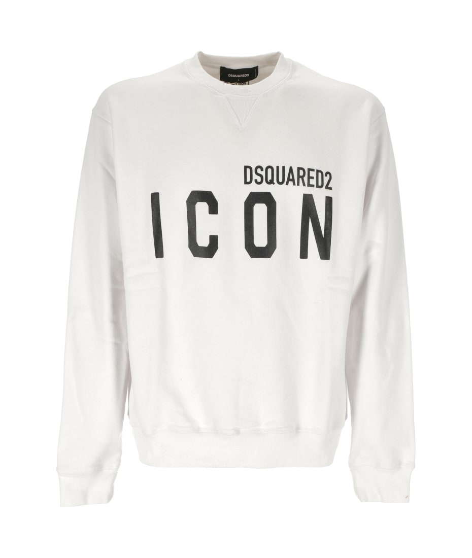 Dsquared2 BE ICON COOL SWEATSHIRT ホワイト | www.jarussi.com.br