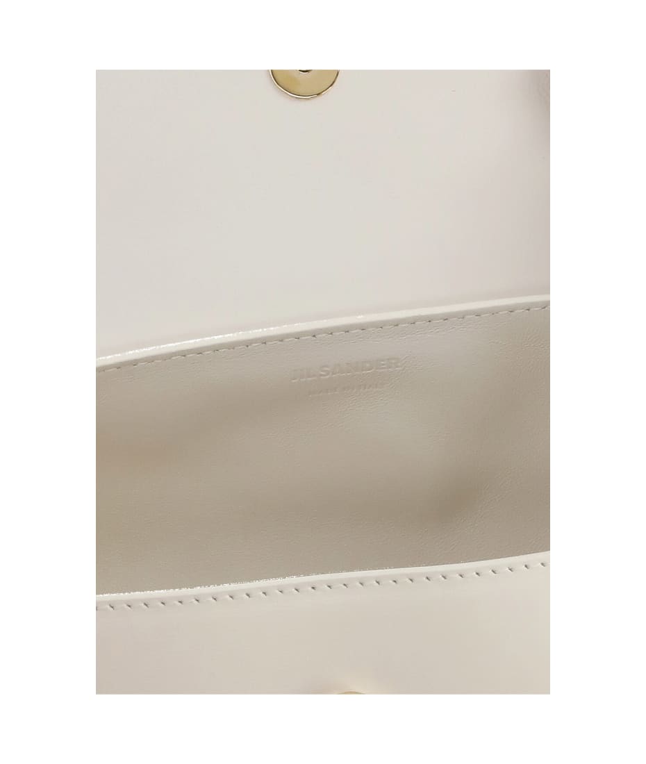 バッグ JILSANDER CANNOLO MINI HANDLE White Jil Sander White Small