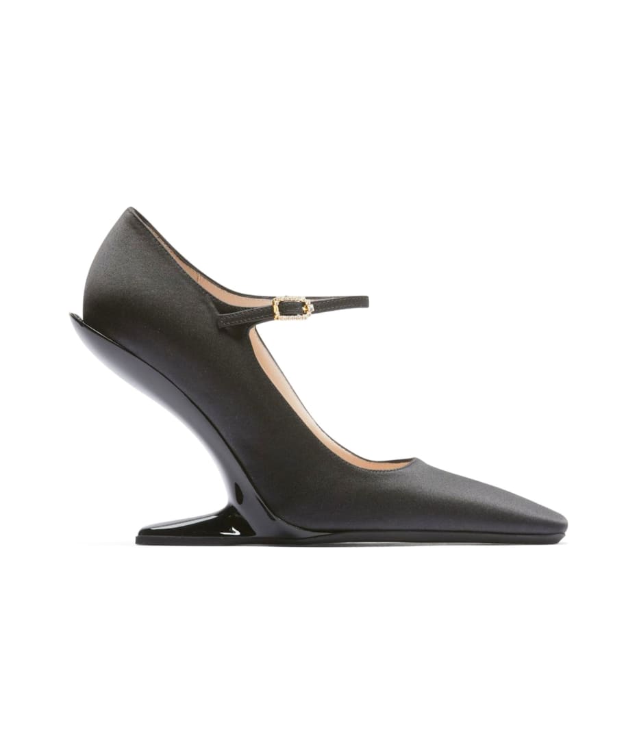 Leather Pumps in black, N°21