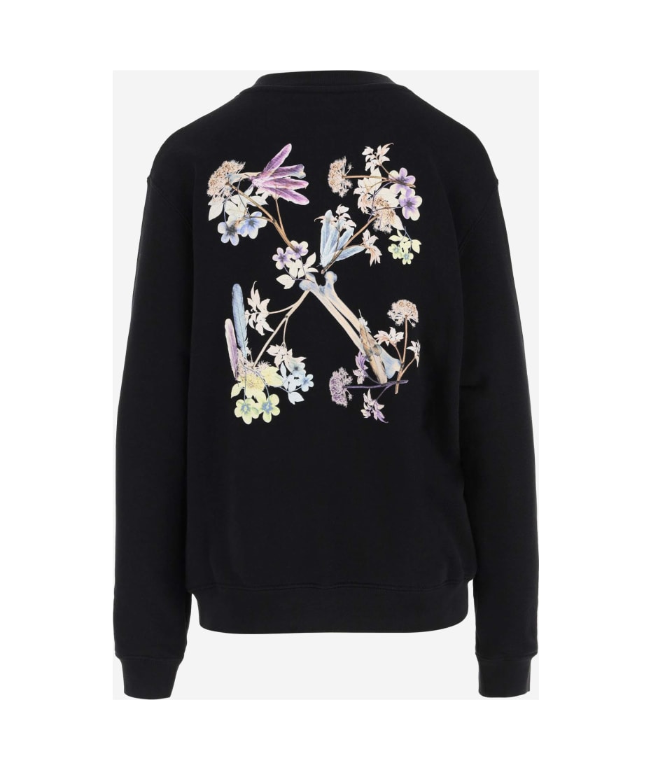 Off white outlet cherry blossom crewneck