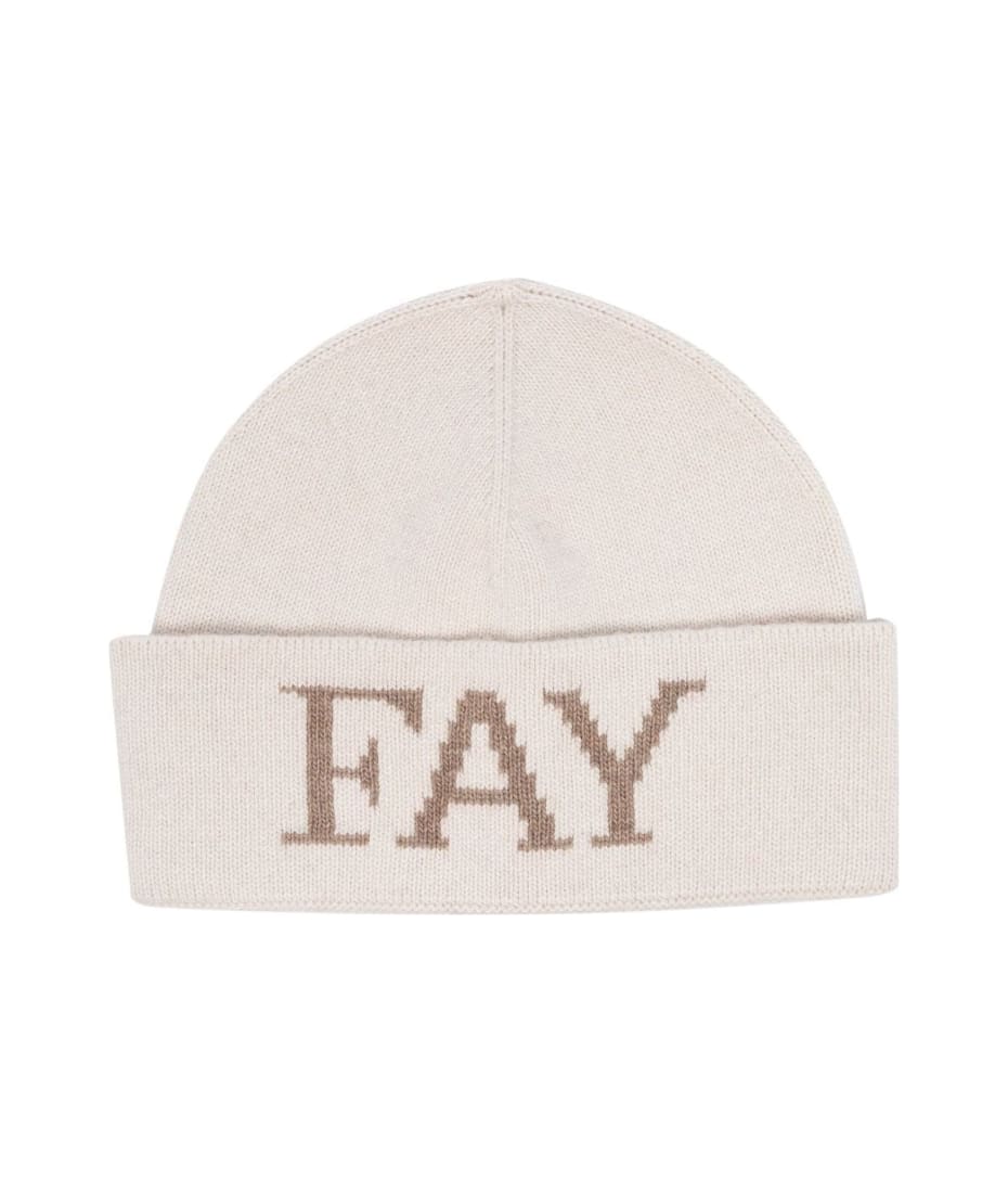 Fay Beanie In Wool Blend Knit | italist