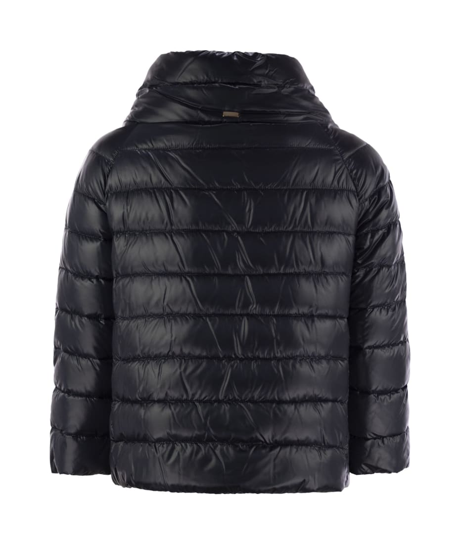Herno Navy Blue Sofia Down Jacket | italist