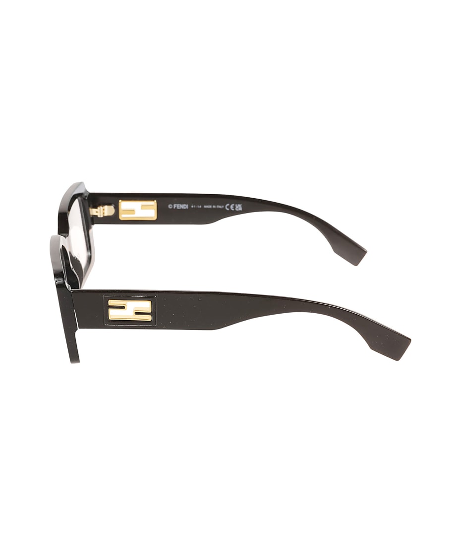 Fendi Square Frame Clear Lense Glasses | italist