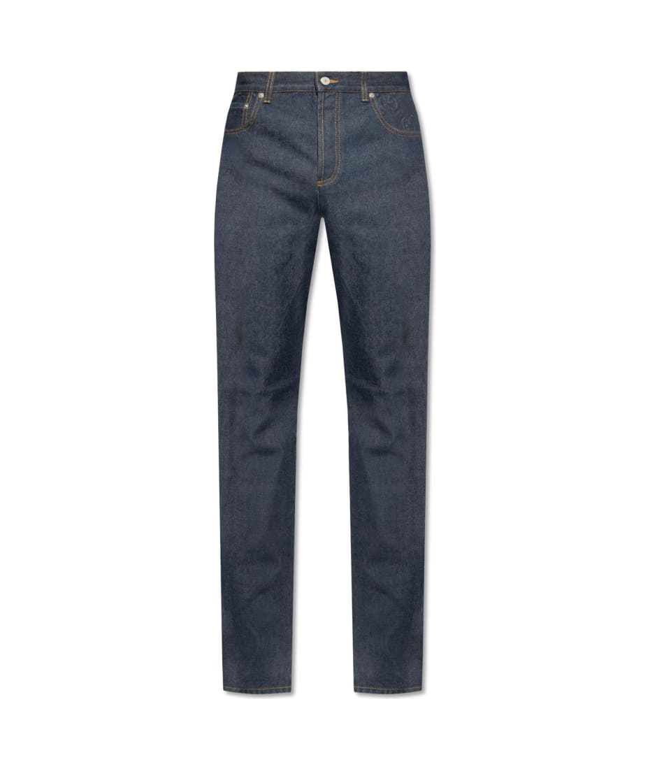 Gucci fashion monogram jeans