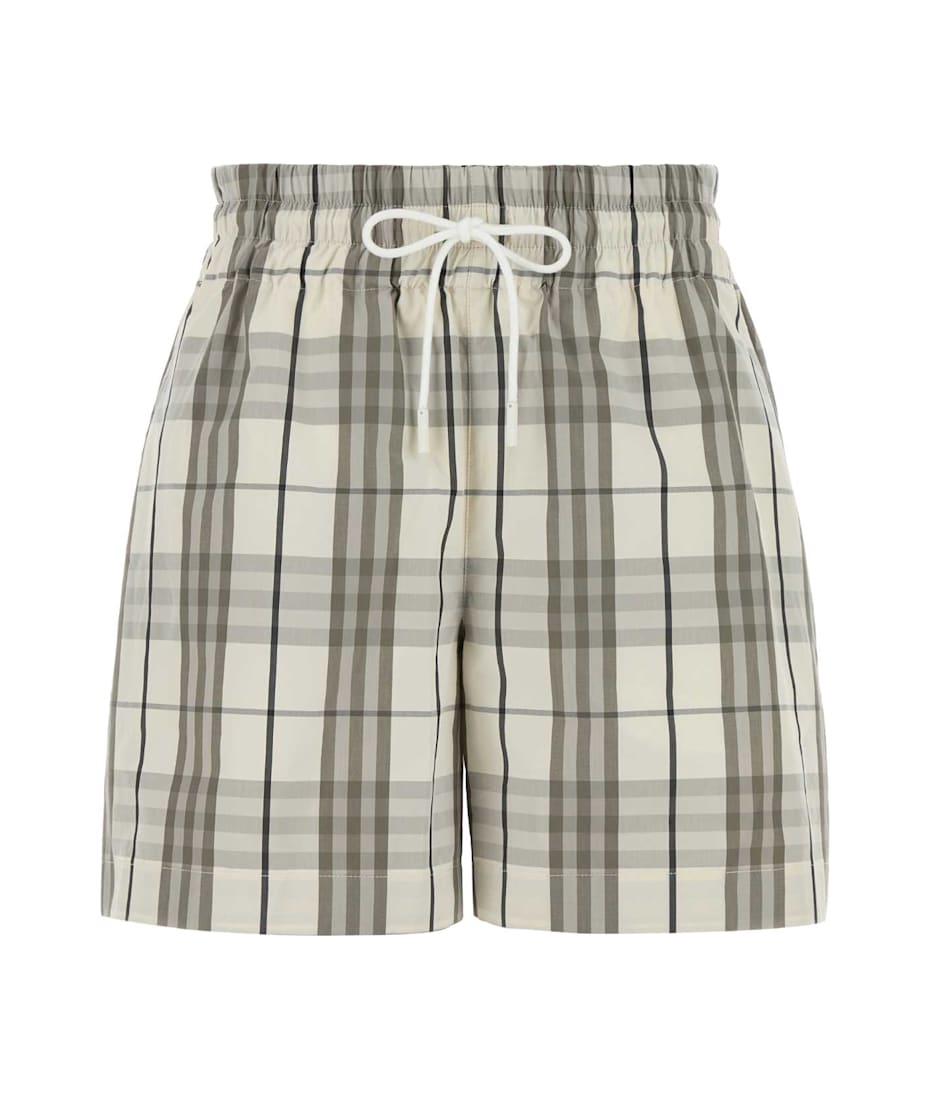 【送料&関税込】Burberry Embroidered Poplin Shorts Burberry Embroidered Poplin Shorts | italist