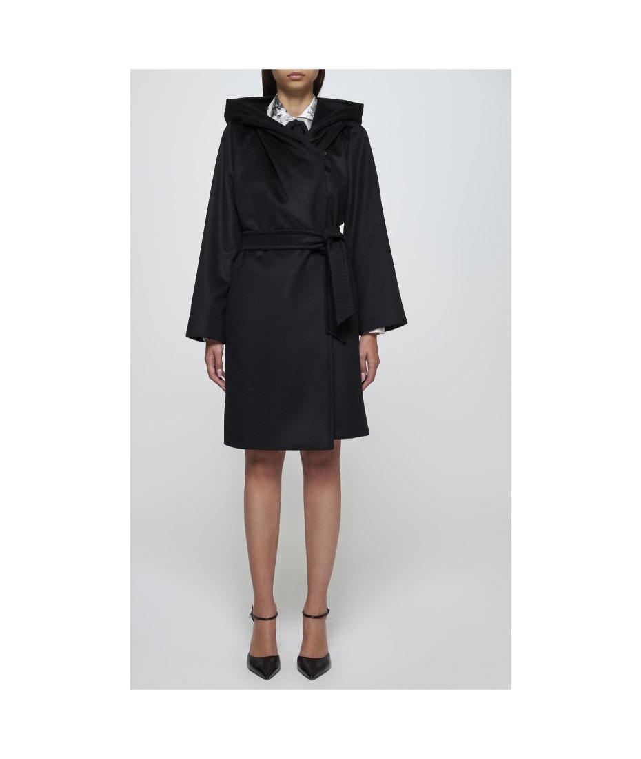 コート Max Mara Studio NEWMANG - Wool coat with hood Newmang Hooded Wool Coat Max Mara Studio | italist