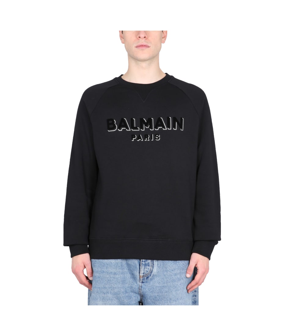 Balmain sweatshirt in organic cotton