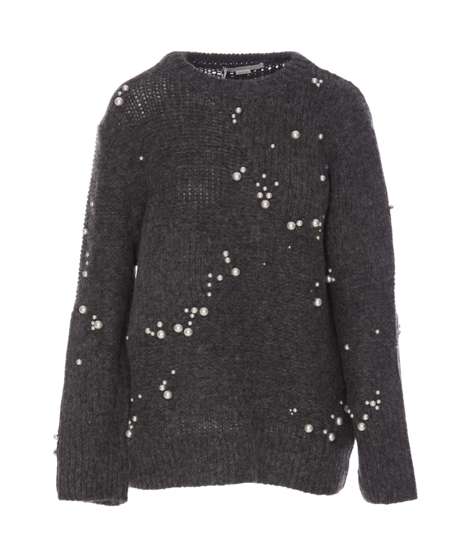 Stella McCartney Folk graphic-embroidered Jumper - Grey