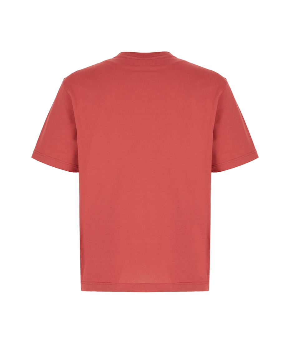 Palm Angels Red Cotton Oversize T-shirt | italist